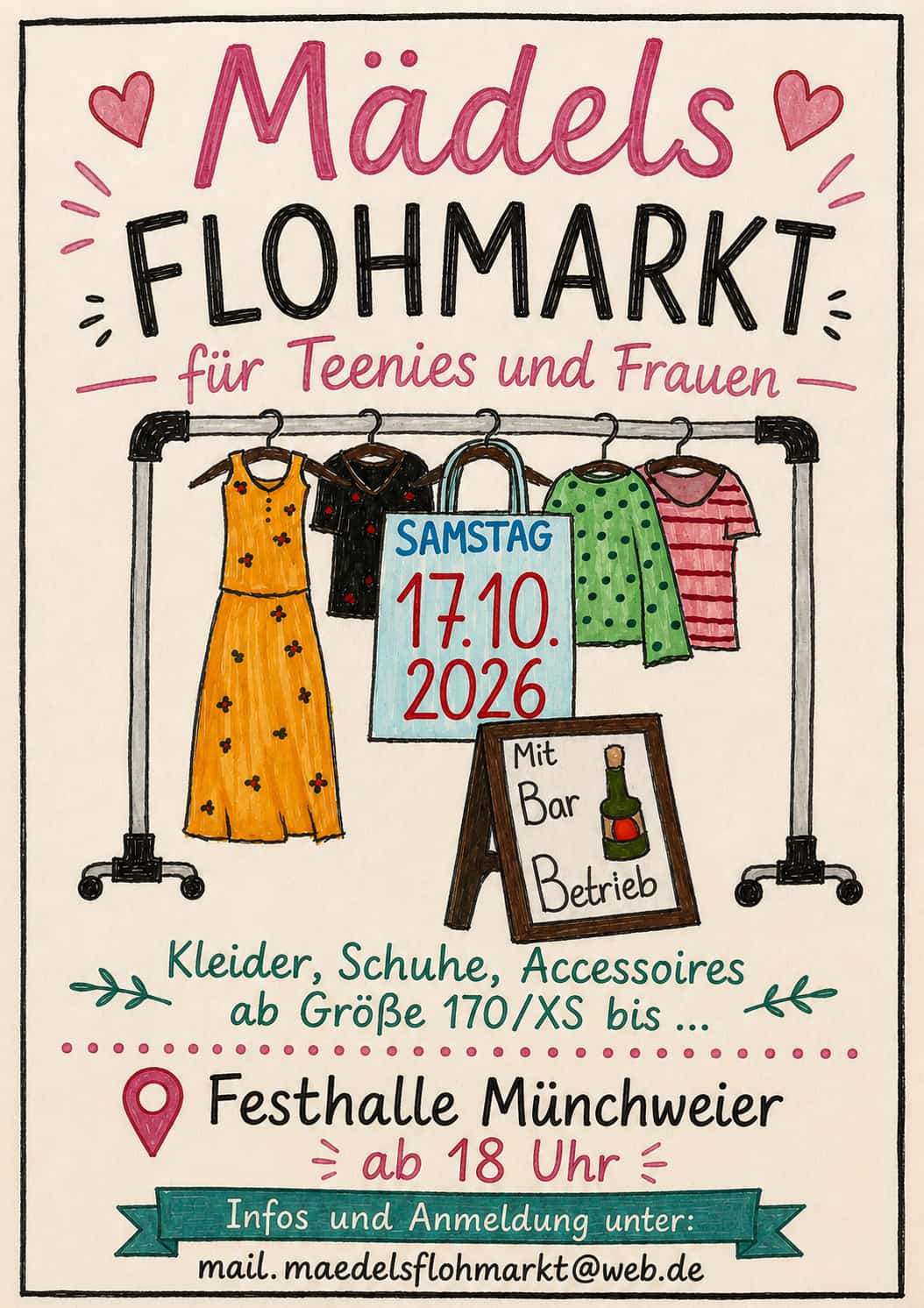 Mädels Flohmarkt – für Teenies und Frauen
